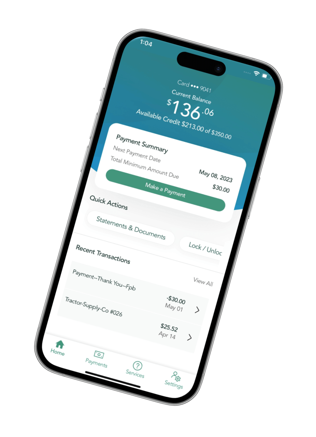 PREMIER Bankcard Mobile App